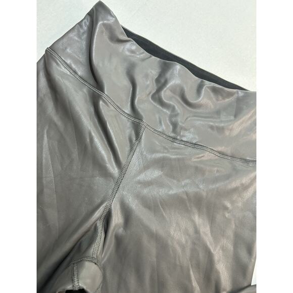 Yogalicious Faux Leather‎ Lady Love Ankle Tight Yoga Leggings Womens L Pavement - Picture 6 of 8